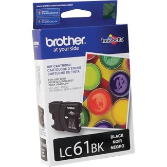 Brother LC61BK Black Original Cartridge - MFC-490 / DCP- 385 
