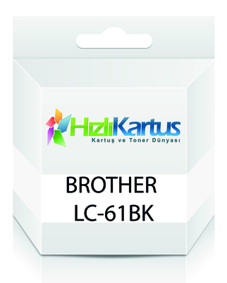 Brother LC61BK Black Compatible Cartridge - MFC-490 / DCP-385 - BROTHER