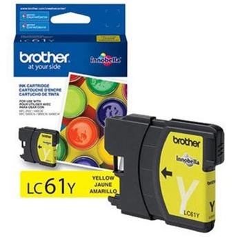 Brother LC61Y Yellow Original Cartridge - MFC-490 / DCP-385