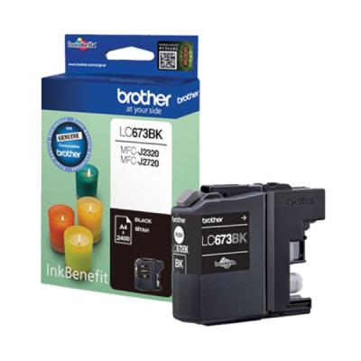 Brother LC673BK Black Original Cartridge - MFC-J2720 / MFC-J2320 - BROTHER
