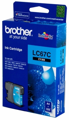 BROTHER - Brother LC67C Cyan Original Cartridge - DCP-585