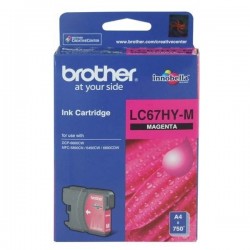 BROTHER - Brother LC67HY-M High Capacity Magenta Original Cartridge - DCP585 / DCP6690CW
