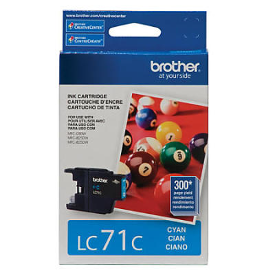 BROTHER - Brother LC71C Cyan Original Cartridge - MFC-J280W / J425W
