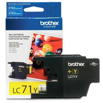 BROTHER - Brother LC71Y Yellow Original Cartridge - MFC-J280W / J425W