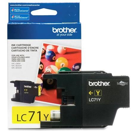 Brother LC71Y Yellow Original Cartridge - MFC-J280W / J425W