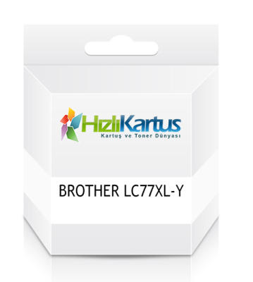 BROTHER - Brother LC77XL-Y Yellow Compatible Cartridge - MFC-J6510DW / MFC-J6710DW 