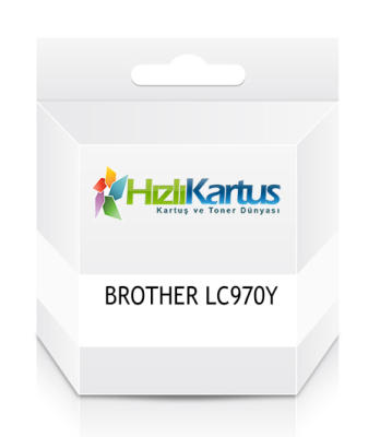 BROTHER - Brother LC970Y Sarı Muadil Kartuş - DCP-135C (T10547)