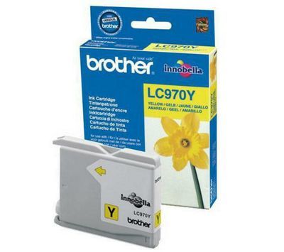 Brother LC970Y Yellow Original Cartridge - DCP-135C
