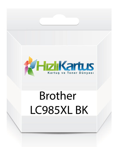 Brother LC985XL BK Siyah Muadil Kartuş - DCP-J125 / DCP-J140W - 1