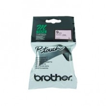 Brother M-721 Black On Green P-Touch Label 9mm - PT-55 / PT-60 / PT-80 - BROTHER