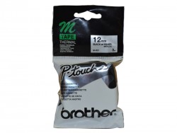 Brother M-931 Black On Sılver P-Touch Label 12mm - PT-55 / PT-60 / PT-80 - BROTHER