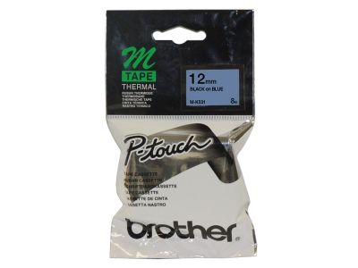 Brother M-K531 Black On Blue P-Touch Label - PT-55 / PT-60 / PT-80