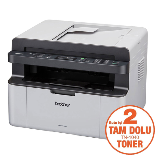 Brother MFC-1911W-2T Wi-Fi + Scanner + Photocopy + Fax Multifunctional Mono Laser Printer (T17226)