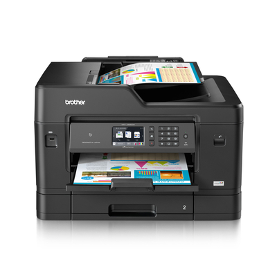 BROTHER - Brother MFC-J3930DW A3/A4 Wi-Fi + Scanner + Photocopy + Fax Colour Multifunction Ink Spray Printer