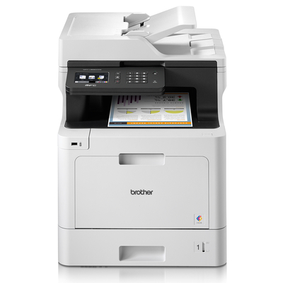 BROTHER - Brother MFC-L8690CDW Copier + Scanner + Wi-Fi Color Multifunctional Laser Printer