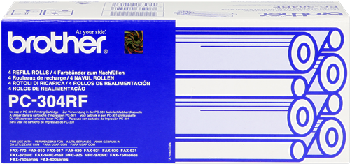 Brother PC-304RF Original Fax Fılm 4Pk - Fax 770 / Fax 775
