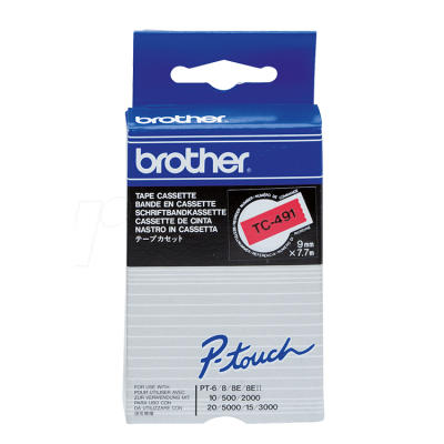 BROTHER - Brother TC-491 Magenta Original Ribbon - PT-15 / PT-20