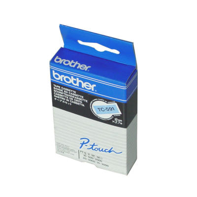 Brother TC-591 Cyan Original Ribbon - PT-15 / PT-20 - BROTHER