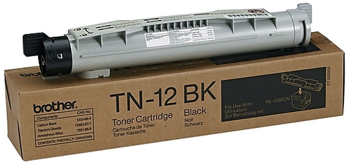 Brother TN-12BK Black Original Toner - HL-4200CN
