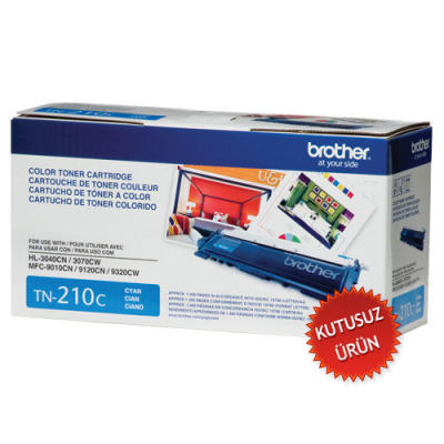 BROTHER - Brother TN-210C Cyan Original Toner - HL-3040CN / MFC-9010CN (Without Box)