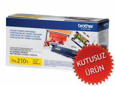 BROTHER - Brother TN-210Y Yellow Original Toner - HL-3040CN / MFC-9010CN (Without Box)