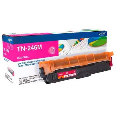 Brother TN-246M Kırmızı Orjinal Toner - DCP-9022CDW / HL-3142CW - BROTHER