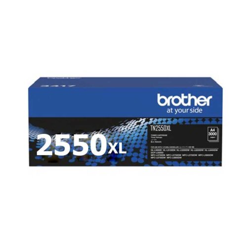 Brother TN-2550XL Siyah Orijinal Toner Yüksek Kapasiteli - MFC-L2886DW - 1