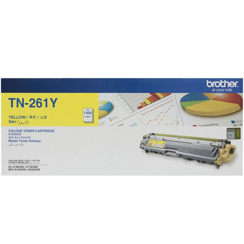 Brother TN-261Y Yellow Original Toner - HL-3150CDN - 1