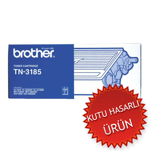 Brother TN-3185 HL-5240 Original Toner - DCP-8060 (Damaged Box) (T17716) 