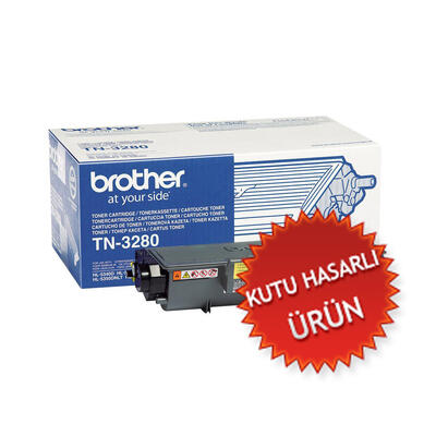 BROTHER - Brother TN-3280 Black Original Toner High Capacity - DCP-8070D (Damaged Box)