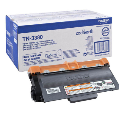 Brother TN-3380 Original Toner - HL-5440 / HL-5450 / HL-6180 - BROTHER