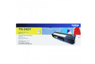 Brother TN-345Y Sarı Orjnal Toner - DCP-9055CDN / HL-4150CDN (T16507) - BROTHER