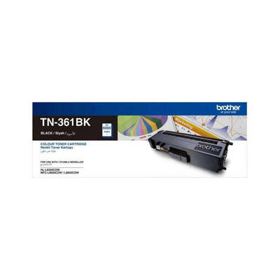 Brother TN-361BK Black Original Toner - DCP-L8450 / HL-L8250 - BROTHER
