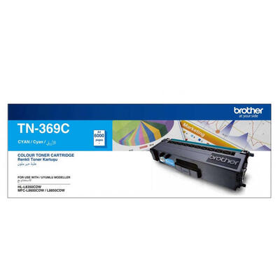 Brother TN-369C Mavi Orjinal Toner Yüksek Kapasiteli - DCP-L8450 (T15206) - BROTHER