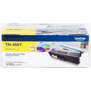 BROTHER - Brother TN-466Y Yellow Original Toner High Capacity - DCP-L8410