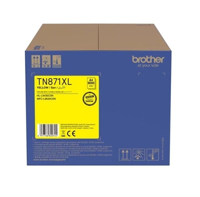 Brother TN-871XL Sarı Orjinal Toner Yüksek Kapasite - L9630CDN - BROTHER