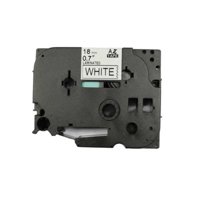 Brother TZE-241 Beyaz Üzerine Siyah Muadil Etiket 18mm x 8m - BROTHER
