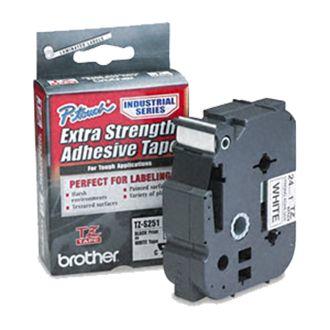 BROTHER - Brother TZE-S251 (24MM) White Laminand Label