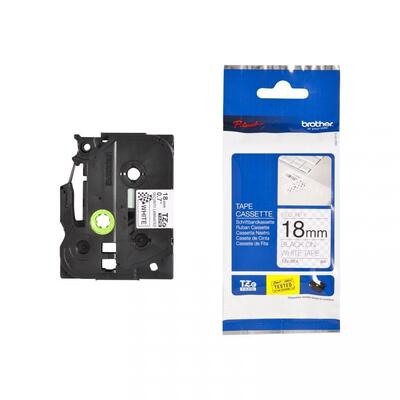 Brother TZE-SE4 Original Laminated Security Label 18mm x 8m - BROTHER