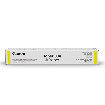CANON - Canon 034 (9451B001) Sarı Orjinal Toner - I-Sensys MF-810cdn / MF-820cdn