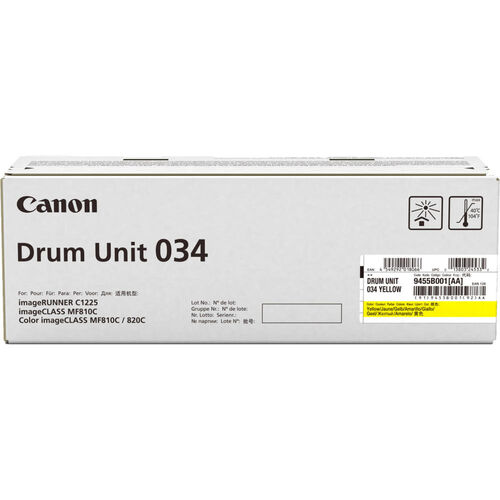 Canon 034 (9455B001AA) Yellow Original Drum Unit - C1225 (T16010)