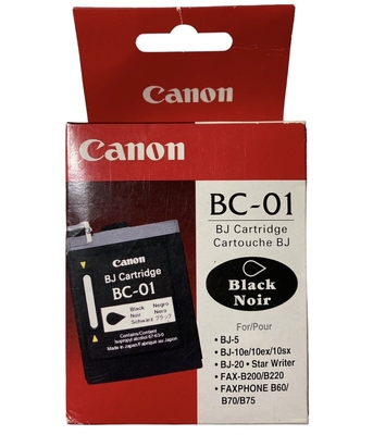 CANON - Canon BC-01 Black Original Cartridge - BJ-10 / BJ-20