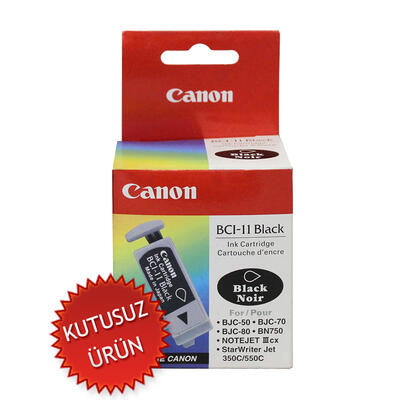 CANON - Canon BCI-11 (0957A003) Black Original Cartridge - BJC-70 (Without Box) (T13379)