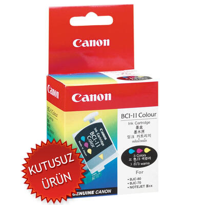 CANON - Canon BCI-11C (0957A003) Color Original Cartridge - BJC-70 (Without Box) (T13380) 