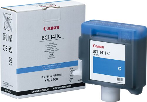 Canon BCI-1411C (7575A001) Mavi Orjinal Kartuş - W7200 - 1