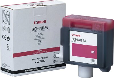 Canon BCI-1411M (7576A001) Kırmızı Orjinal Kartuş - W7200 - 2
