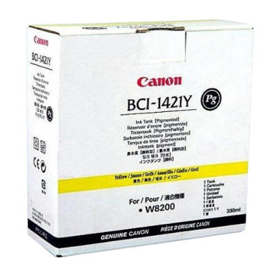 Canon BCI-1421Y (8370A001AA) Yellow Original Cartridge - W8200 / W8400 (T9760) - CANON
