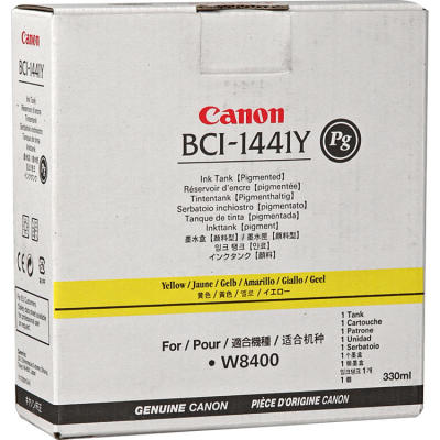 Canon BCI-1441Y (0172B001AA) Yellow Original Cartridge - W8400 / W8200PG (T9340) - CANON