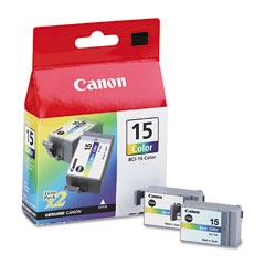 CANON - Canon BCI-15C (8191A002) Color Original Cartridge Dual Pack - i70 / i80 (T2754)