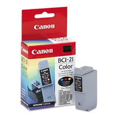 CANON - Canon BCI-21C (0955A003) Color Original Ink Cartridge - BJC-2000 / BJC-2100 (T2715)